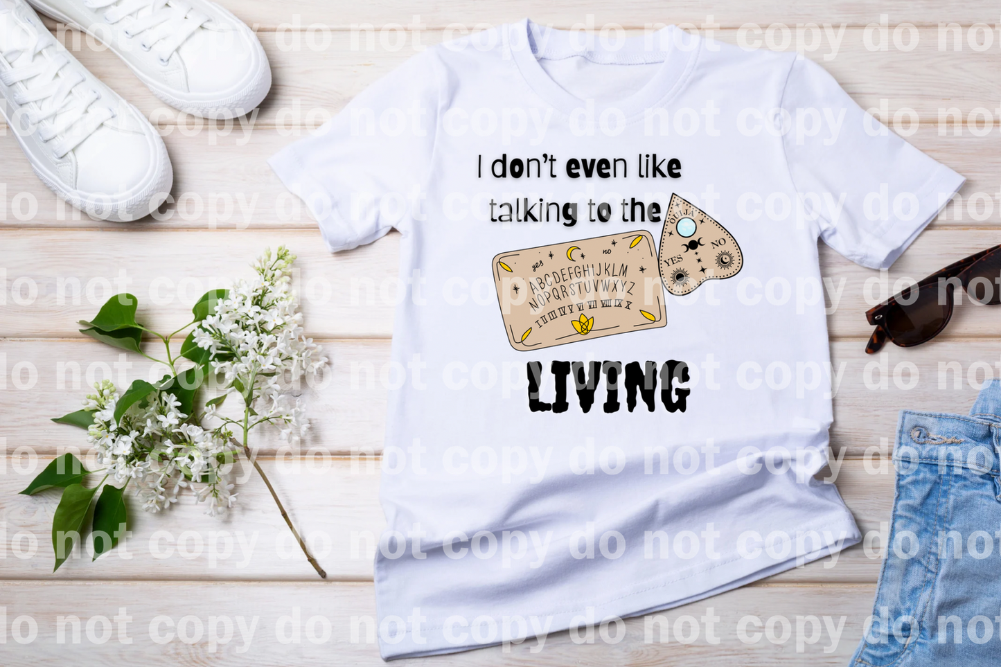 I Don't Even Like Talking To The Living Dream Print or Sublimation Print