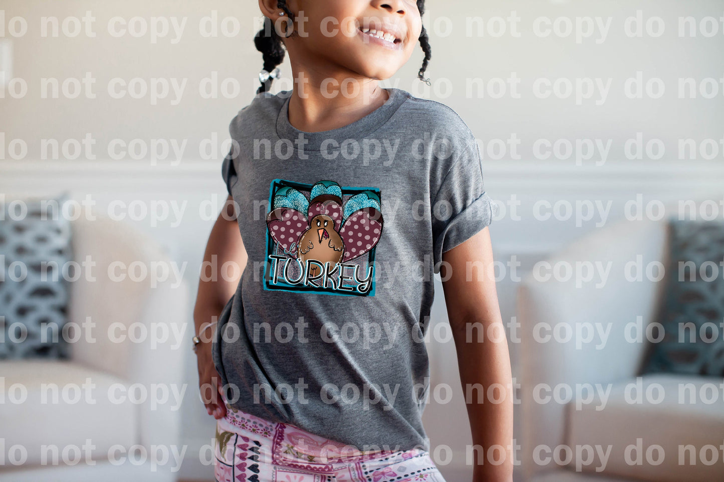 Lil Turkey Dream Print or Sublimation Print