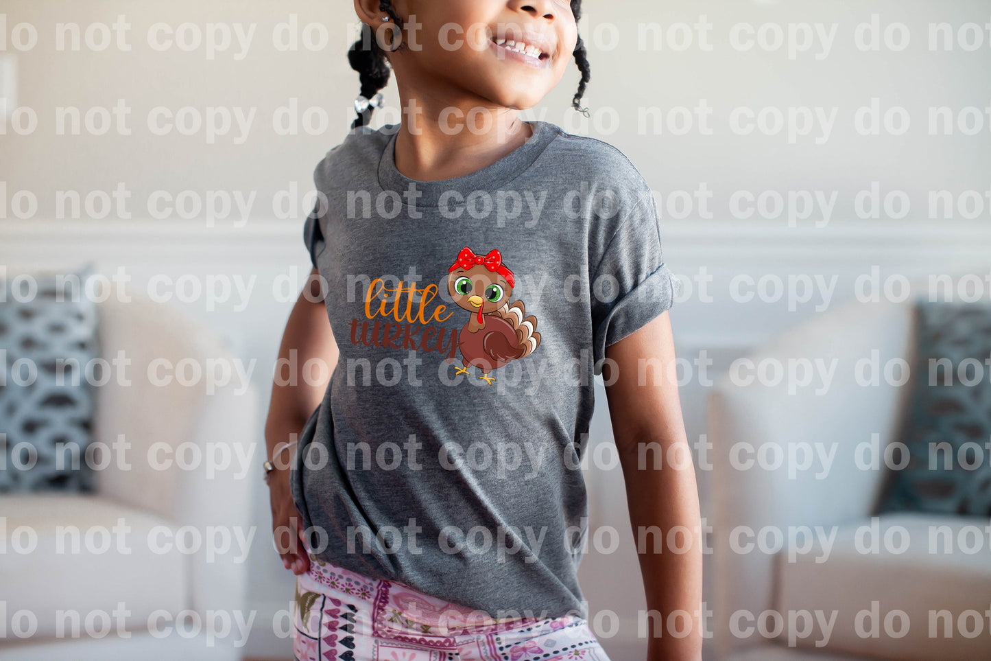 Little Turkey Girl Dream Print or Sublimation Print