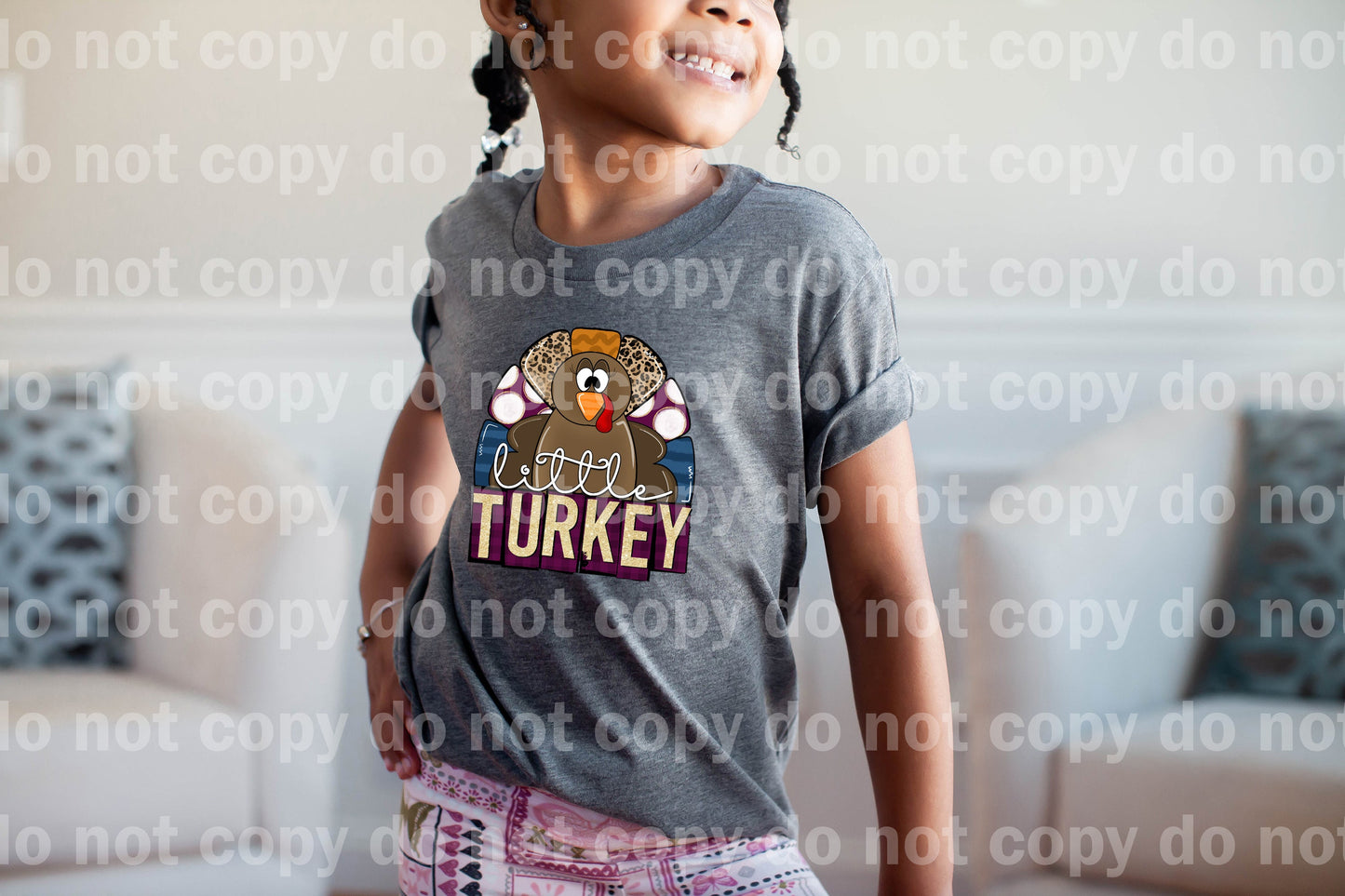 Little Turkey Purple Dream Print or Sublimation Print
