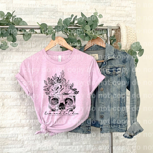Live And Let Die Floral Skull Dream Print or Sublimation Print
