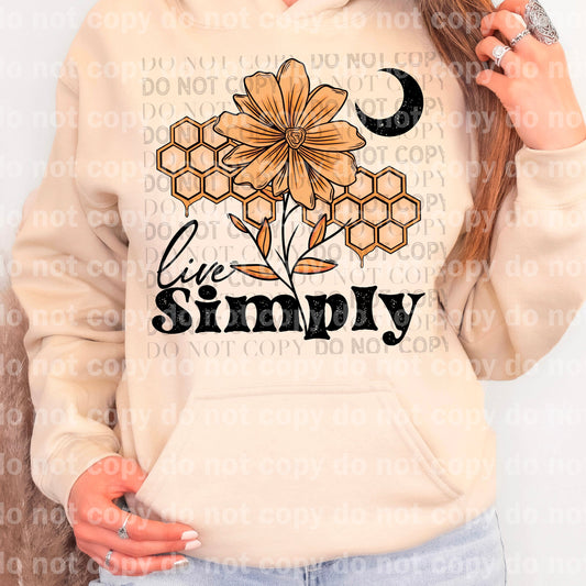 Live Simply Dream Print or Sublimation Print