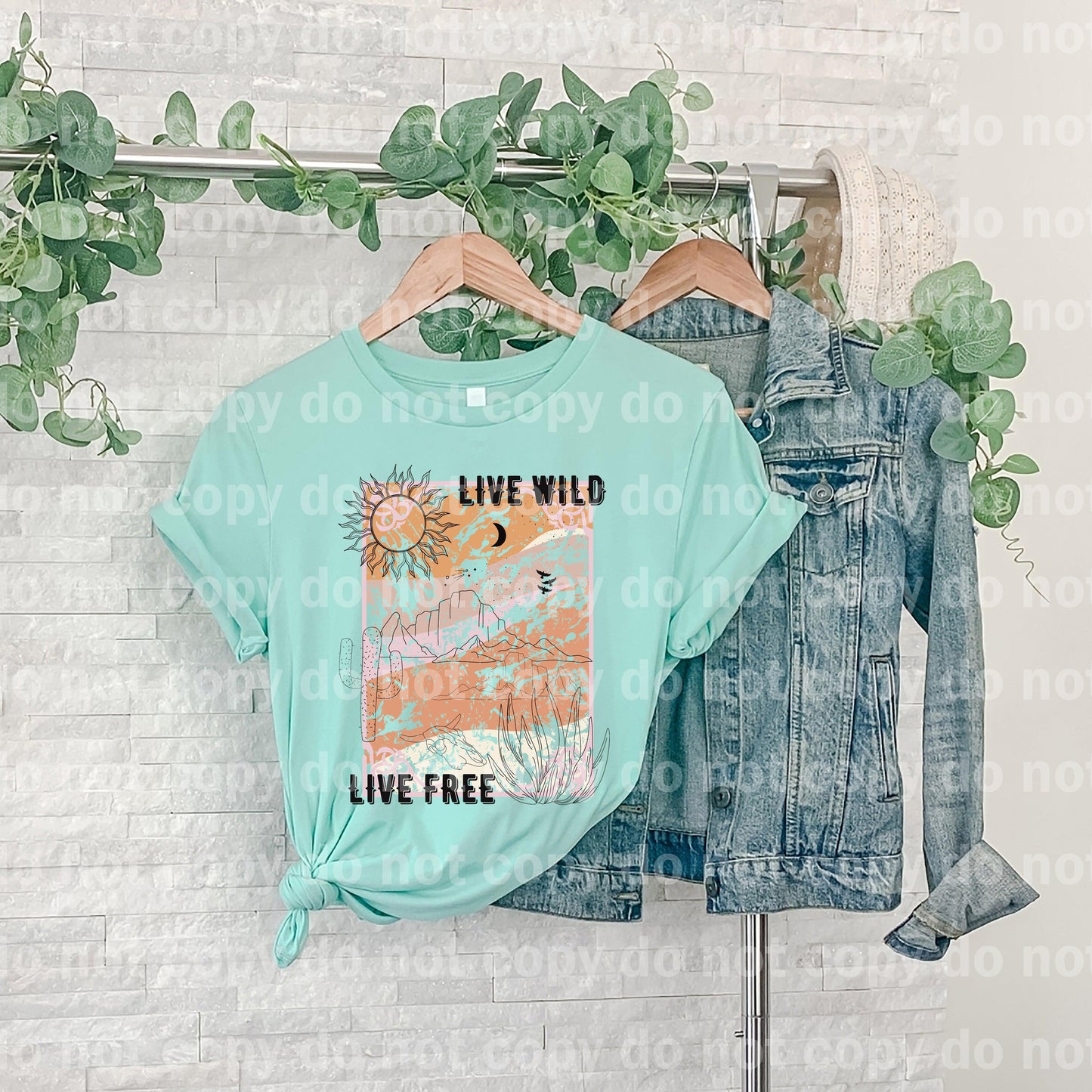 Live Wild Live Free Dream Print or Sublimation Print