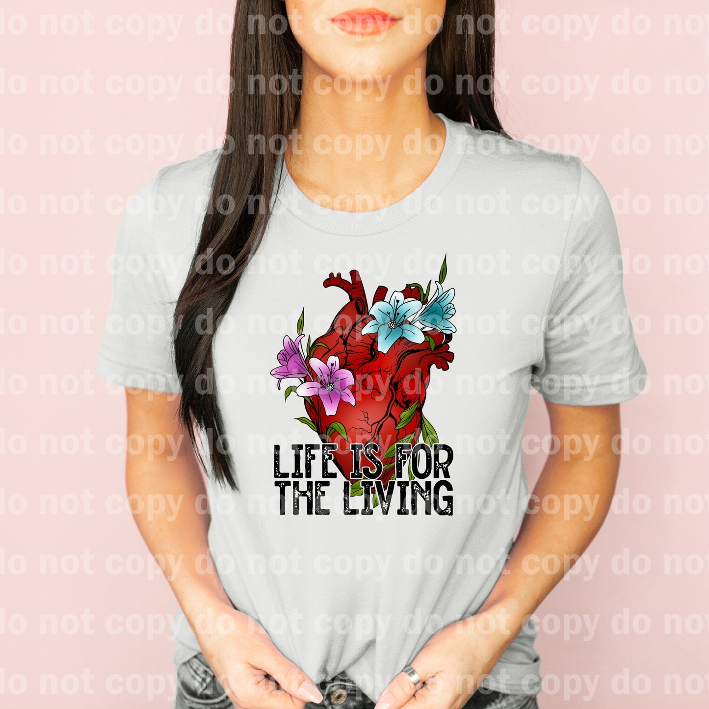 Life Is For The Living Full Color/One Color Dream Print or Sublimation Print