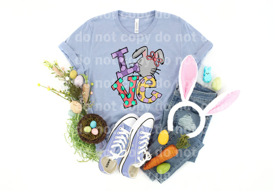 Love Bunny Polka Dots Dream Print or Sublimation Print