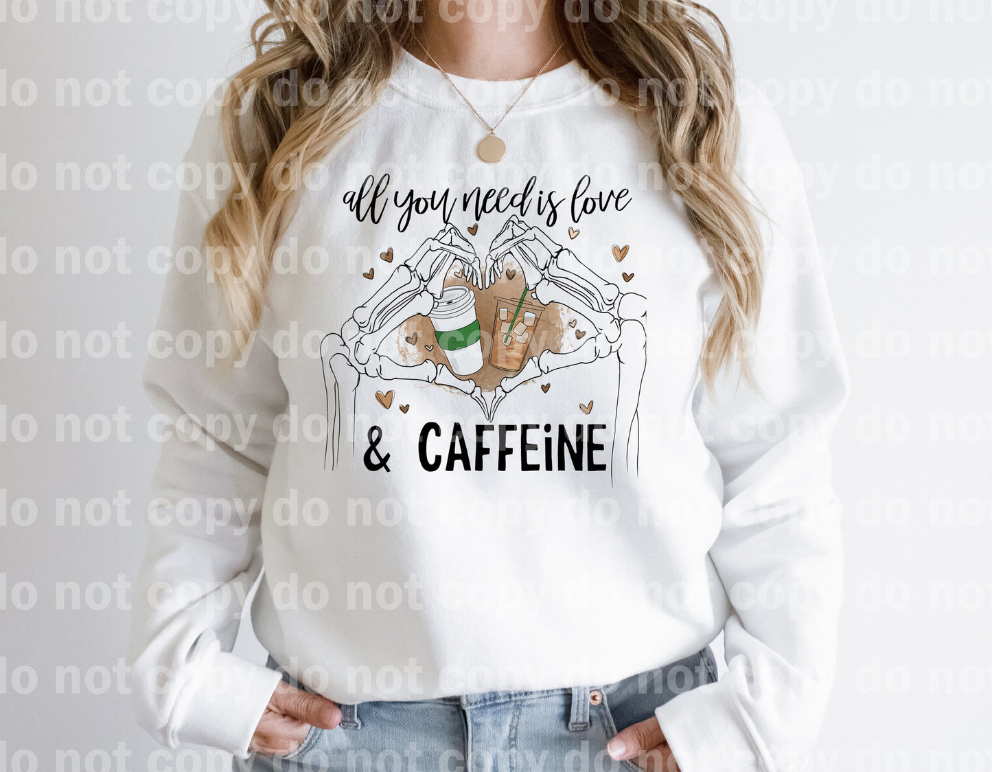 All You Need Is Love And Caffeine Green Dream Print or Sublimation Print