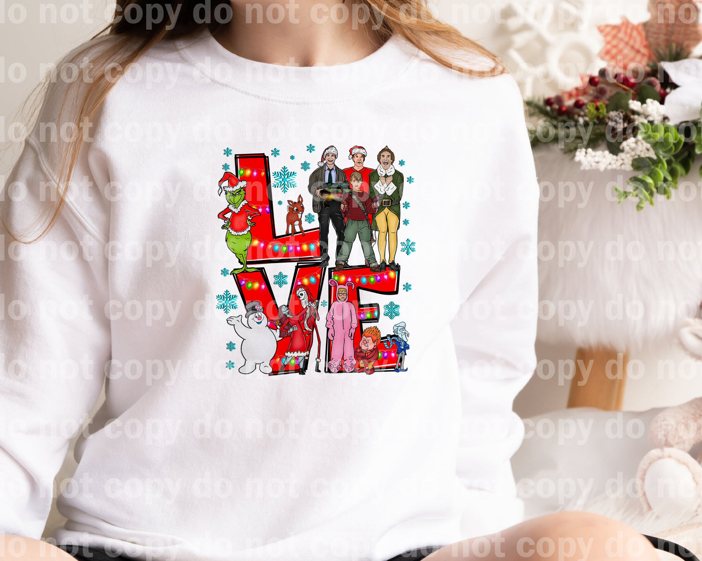 Love Christmas Characters Dream Print or Sublimation Print