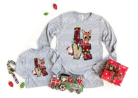 Rudolph Love Christmas Dream Print or Sublimation Print