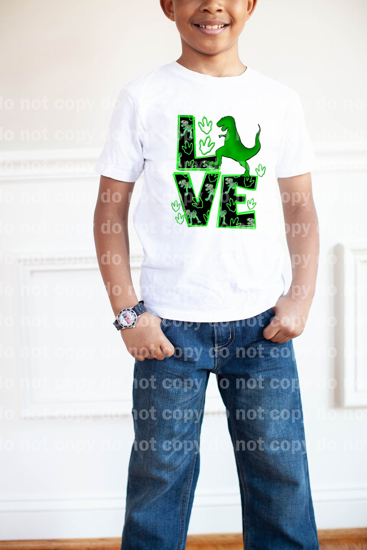 Love Dino Dream Print or Sublimation Print