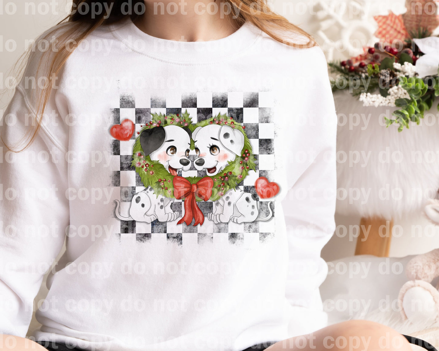 Love Dogs Christmas Dream Print or Sublimation Print