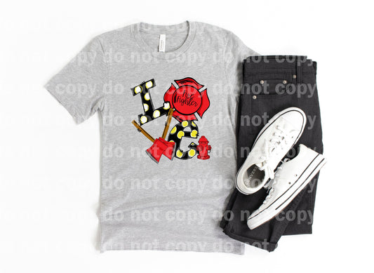 Love Firefighter Dream Print or Sublimation Print