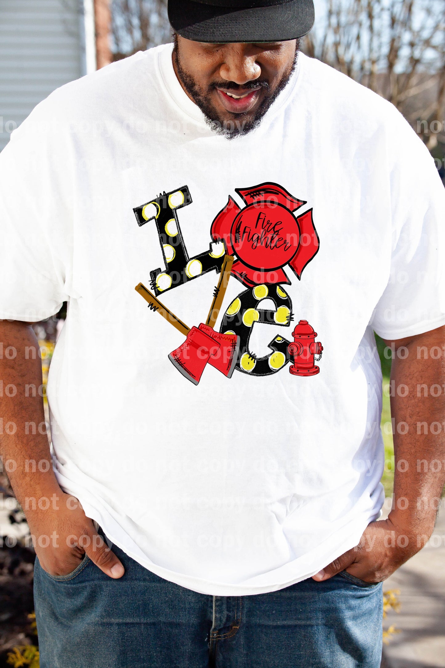 Love Firefighter Dream Print or Sublimation Print