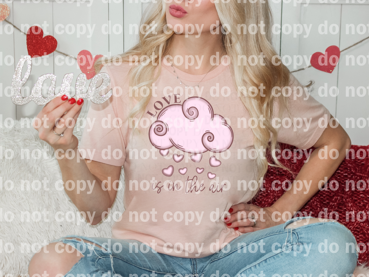 Love Is In the Air Full Color/One Color Dream Print or Sublimation Print
