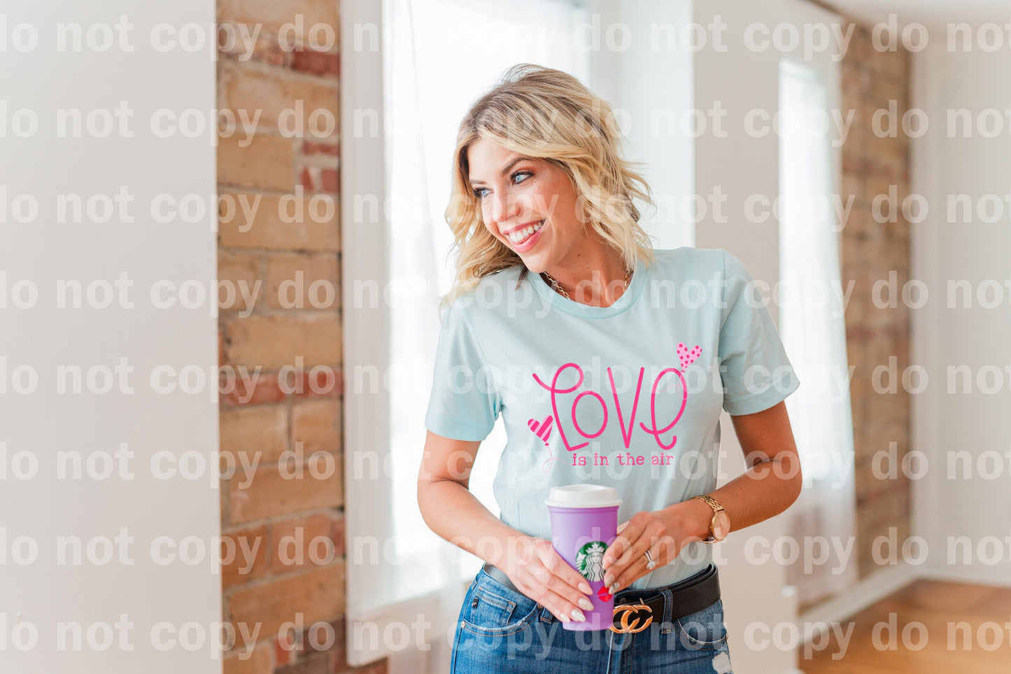 Love Is In The Air Typography Dream Print or Sublimation Print