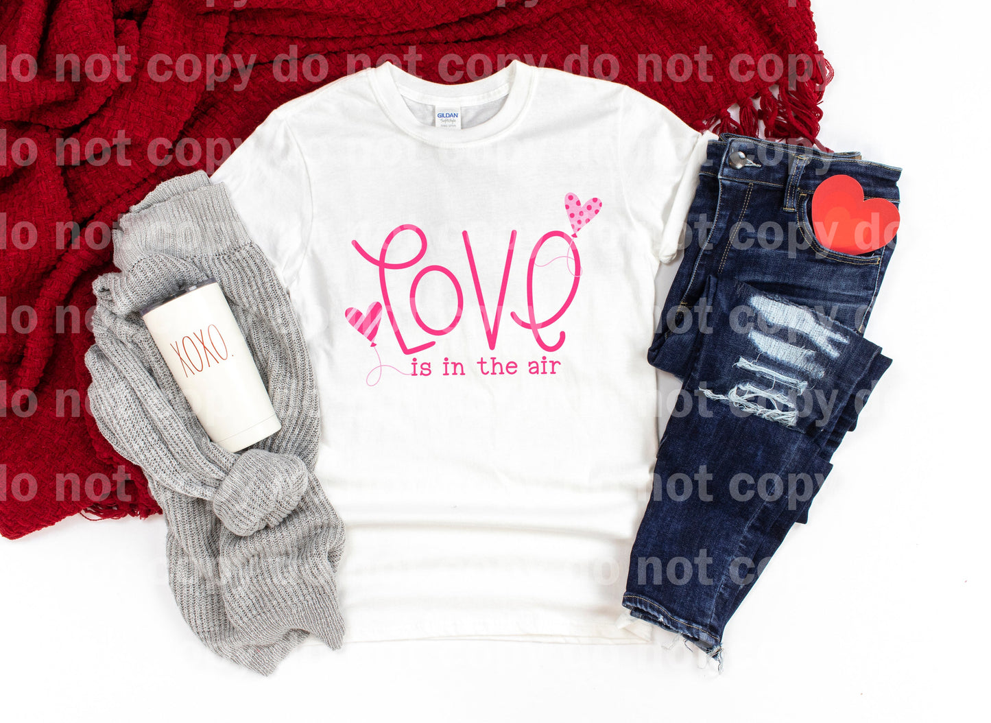 Love Is In The Air Typography Dream Print or Sublimation Print