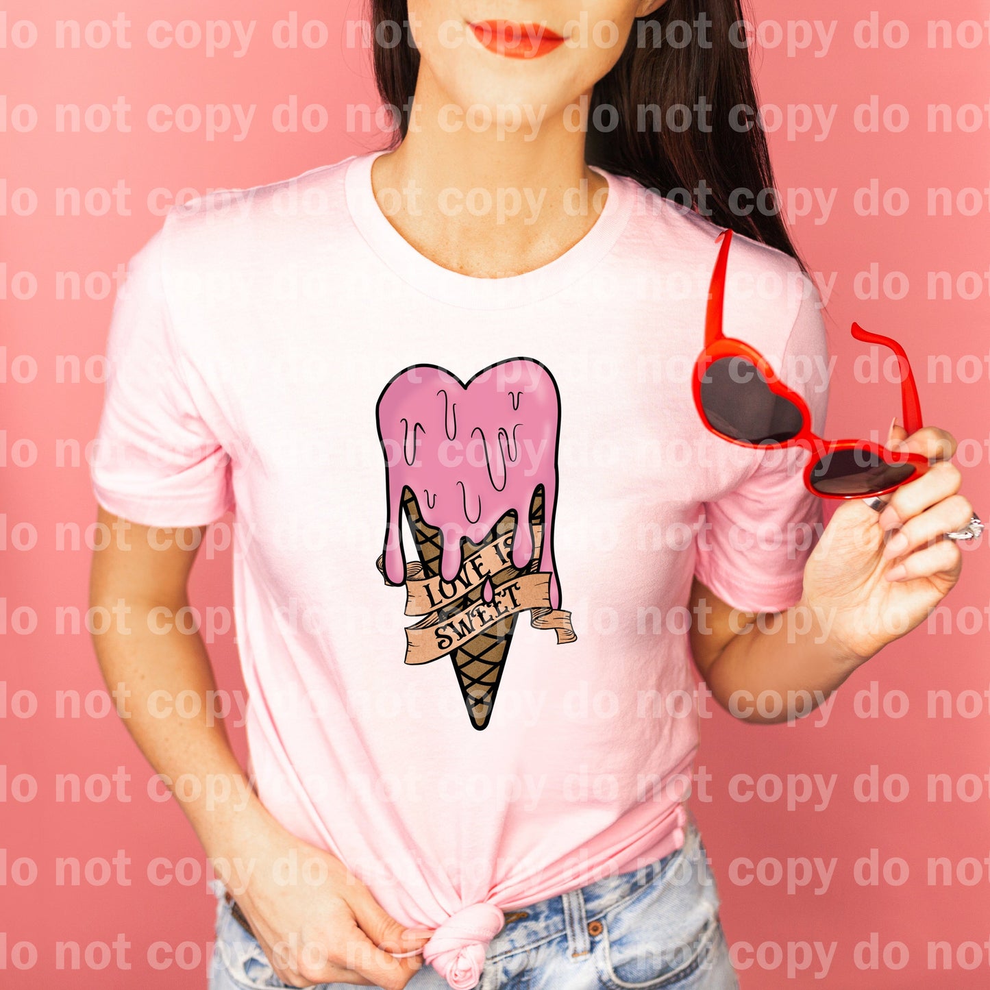 Love Is Sweet Drippy Ice Cream Dream Print or Sublimation Print