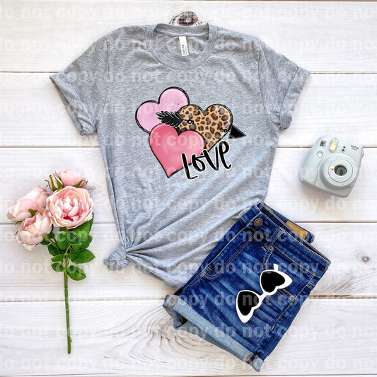 Love Leopard Hearts Dream Print or Sublimation Print