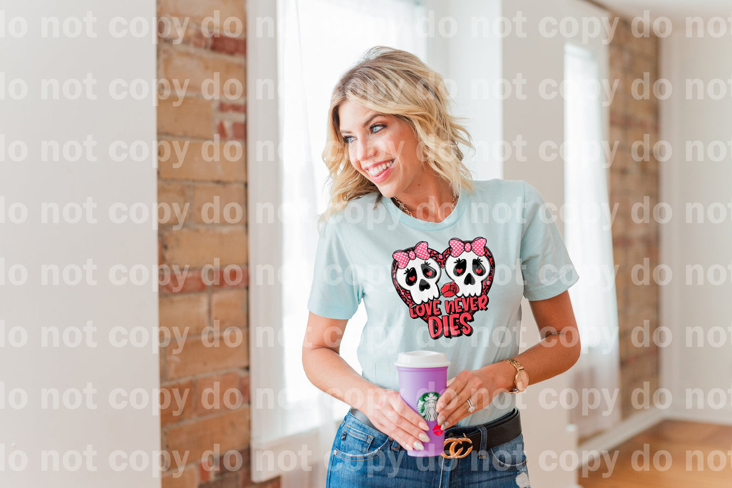 Love Never Dies With Bow Dream Print or Sublimation Print