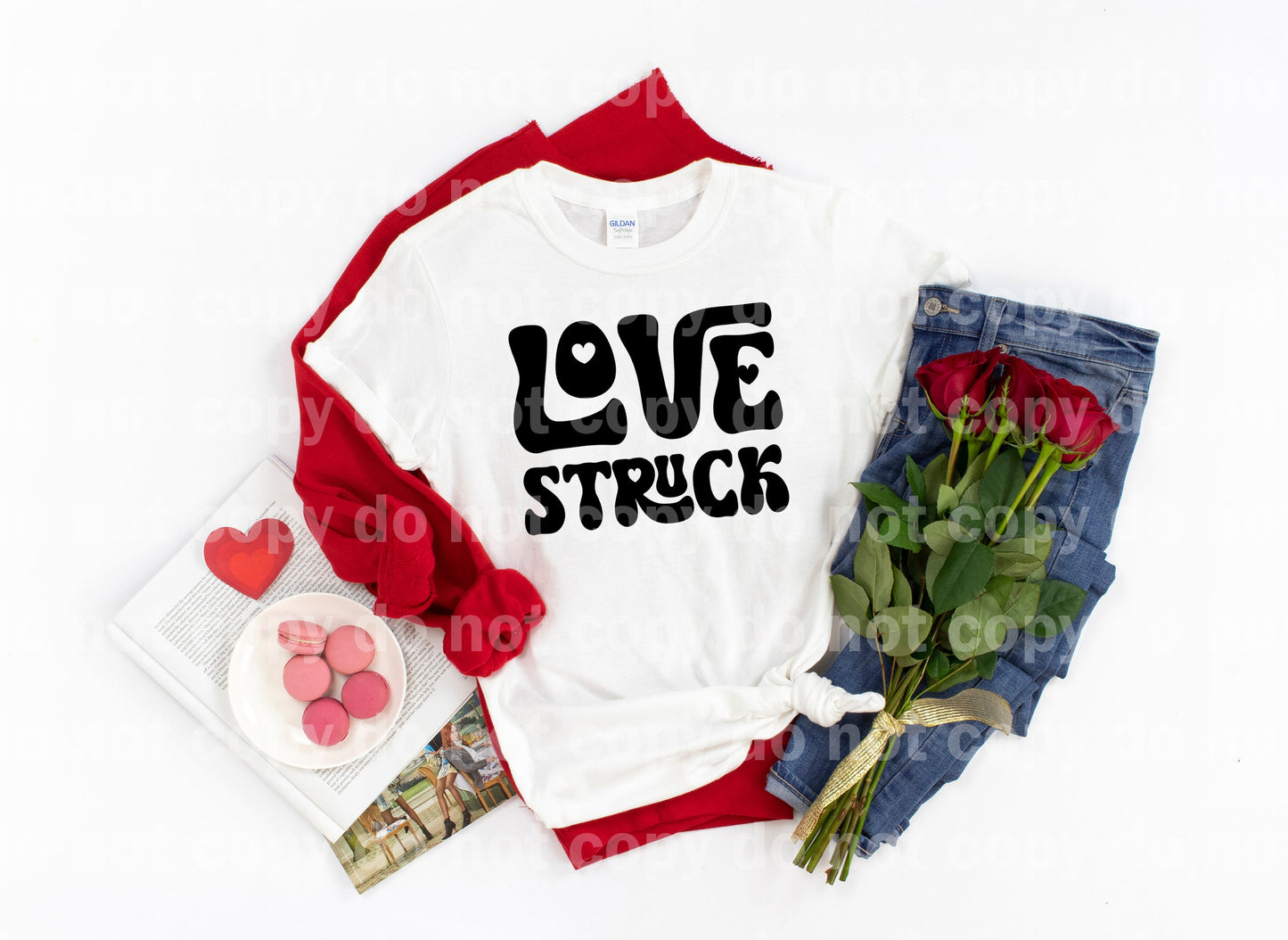 Love Struck Typography Black/White Dream Print or Sublimation Print