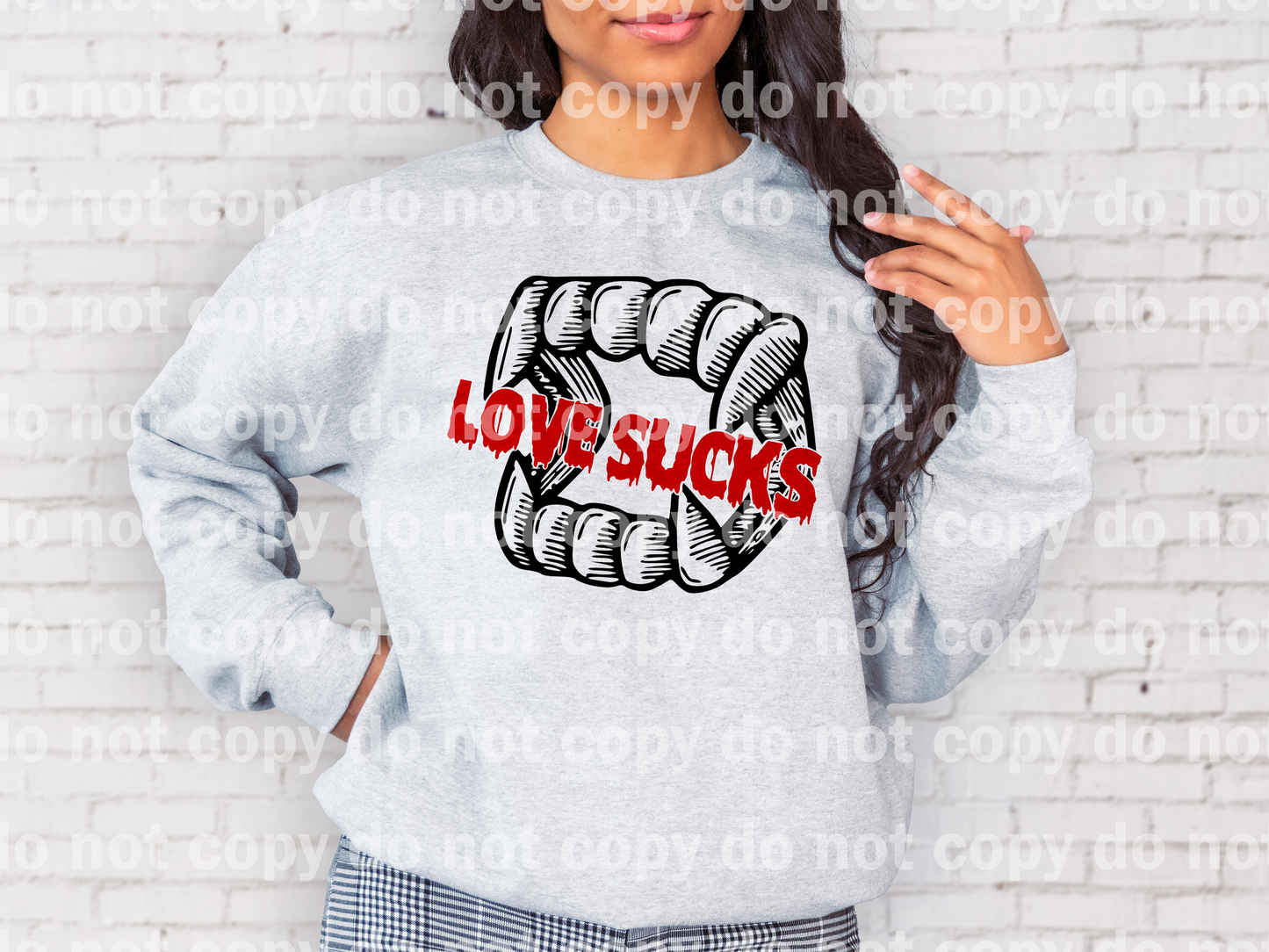 Love Sucks Full Color/One Color Dream Print or Sublimation Print