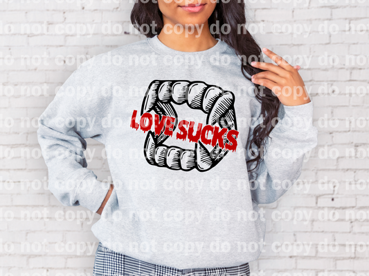 Love Sucks Full Color/One Color Dream Print or Sublimation Print