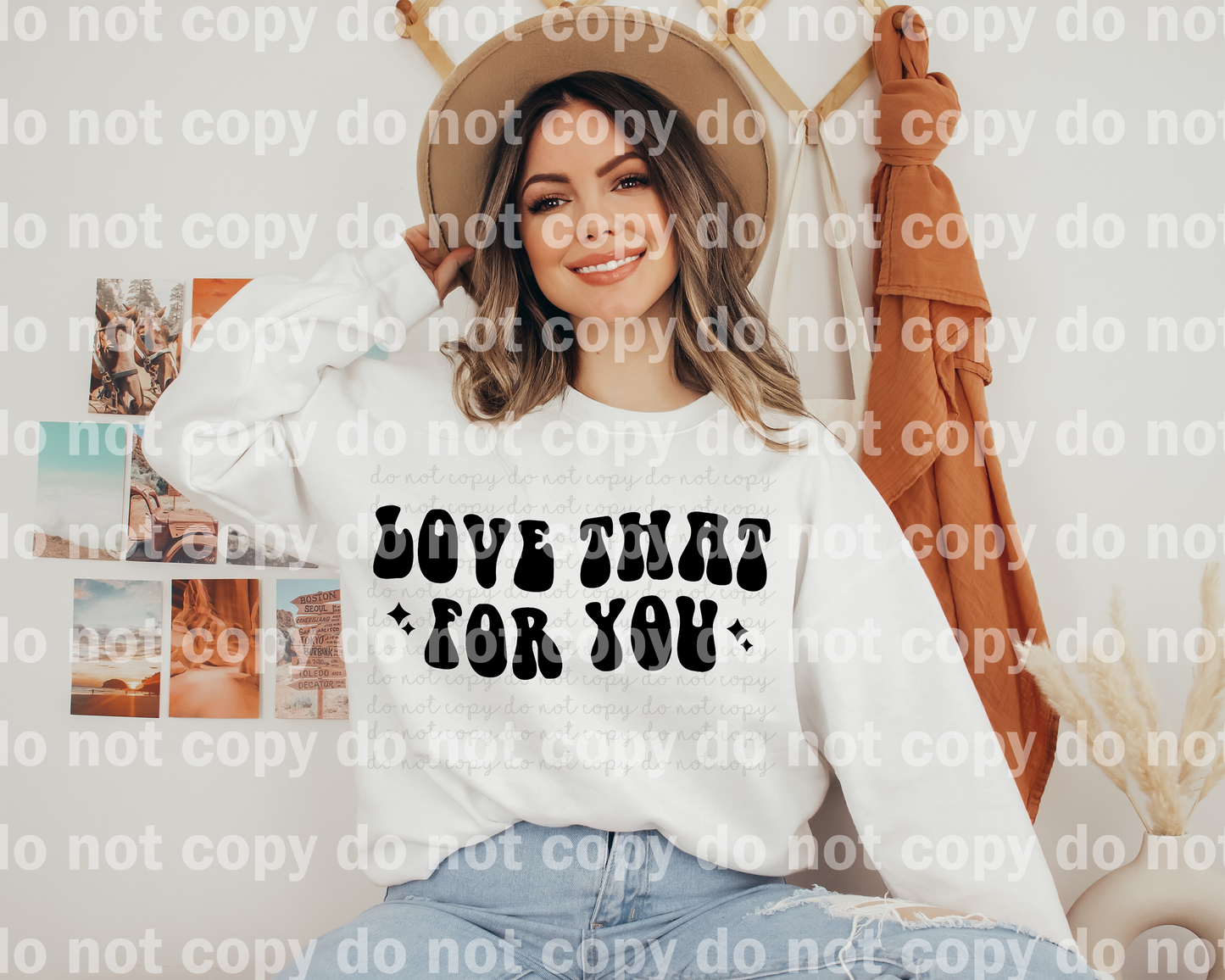 Love That For You Black/White Dream Print or Sublimation Print