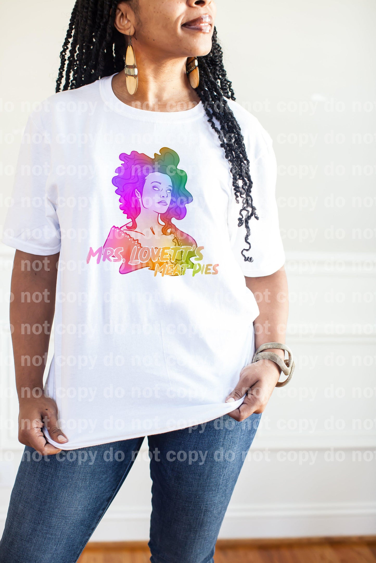 Mrs. Lovett's Meat Pies Pastel or rainbow  Color Style Dream Print or Sublimation Print