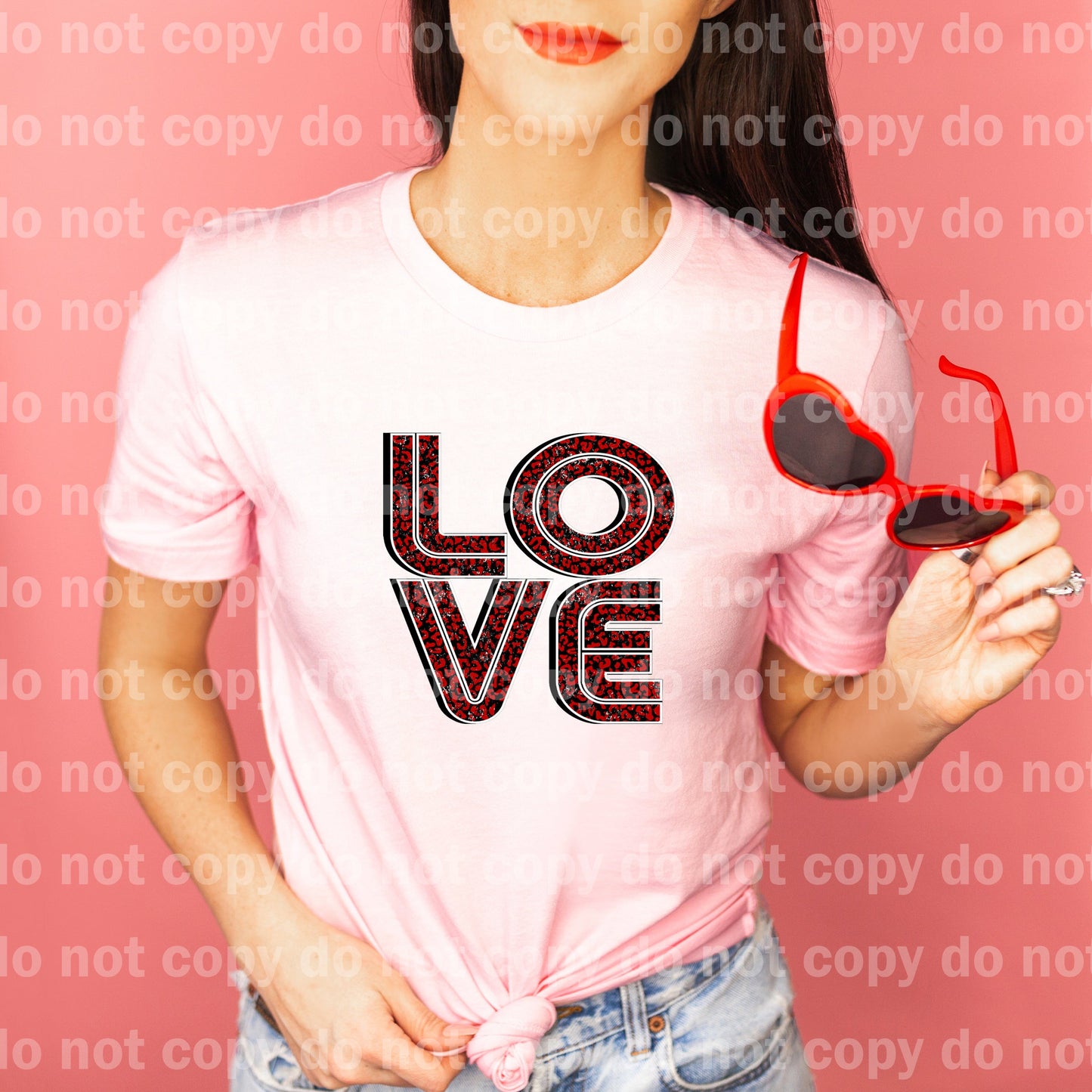 Love Word Art Red Dream Print or Sublimation Print