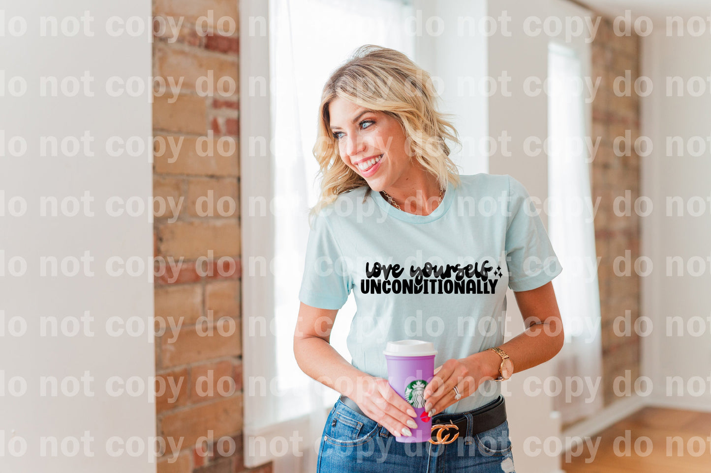 Love Yourself Unconditionally Full Color/One Color Dream Print or Sublimation Print
