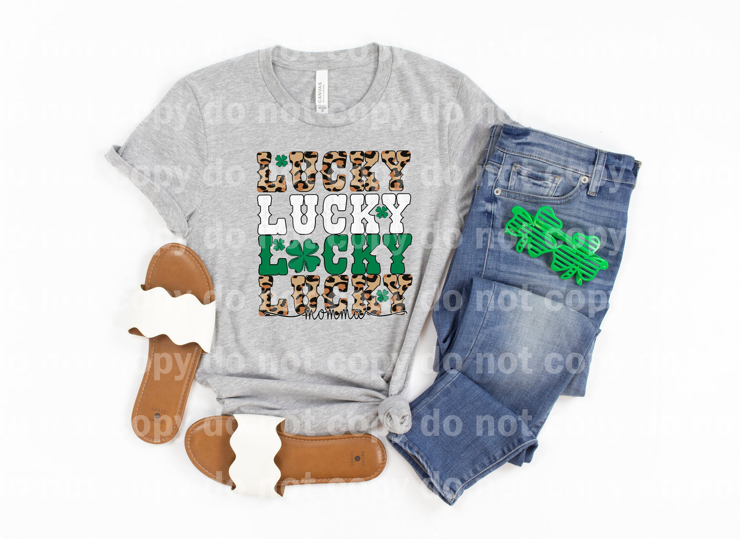 Lucky Momma Word Stacked Dream Print or Sublimation Print