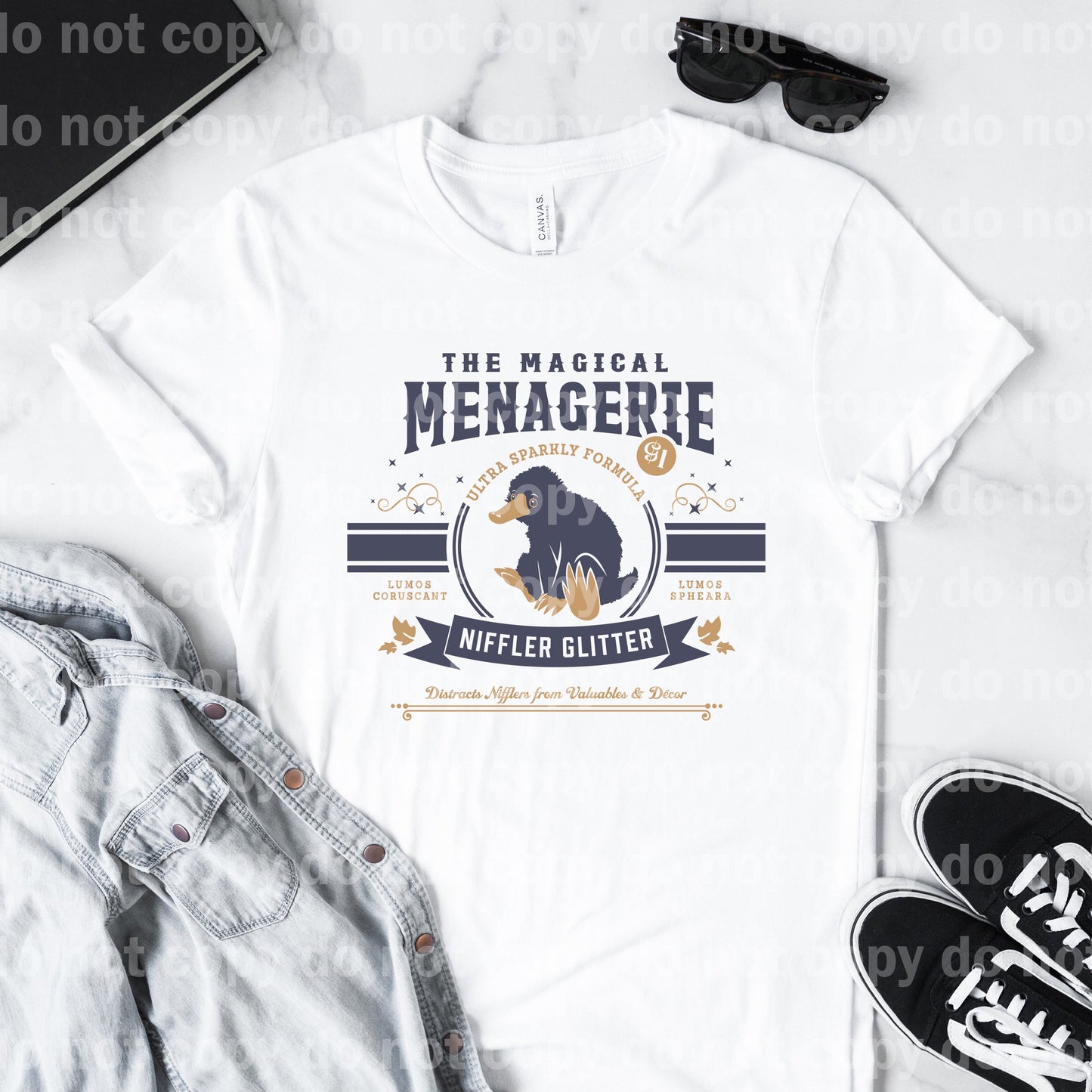 Magical Menagerie Niffler Glitter Dream Print or Sublimation Print