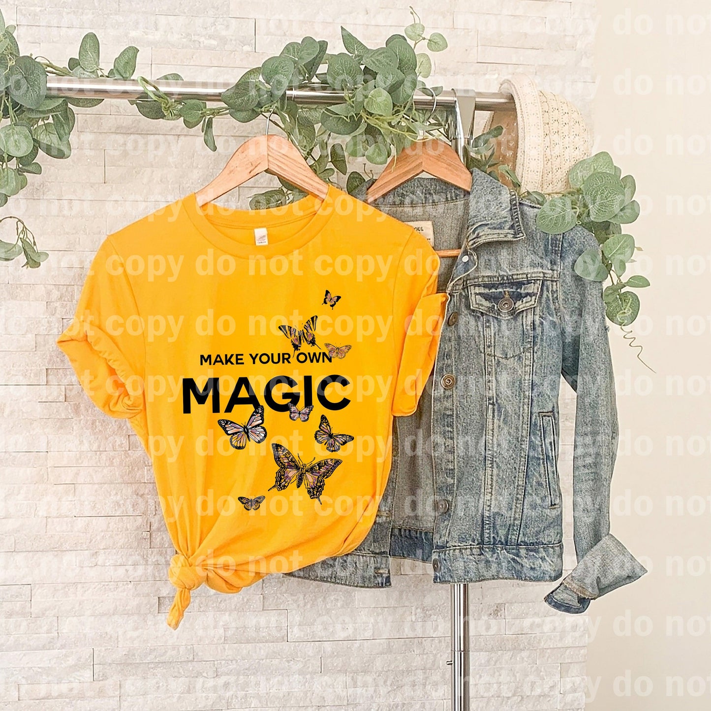 Make Your Own Magic Butterflies Dream print transfer