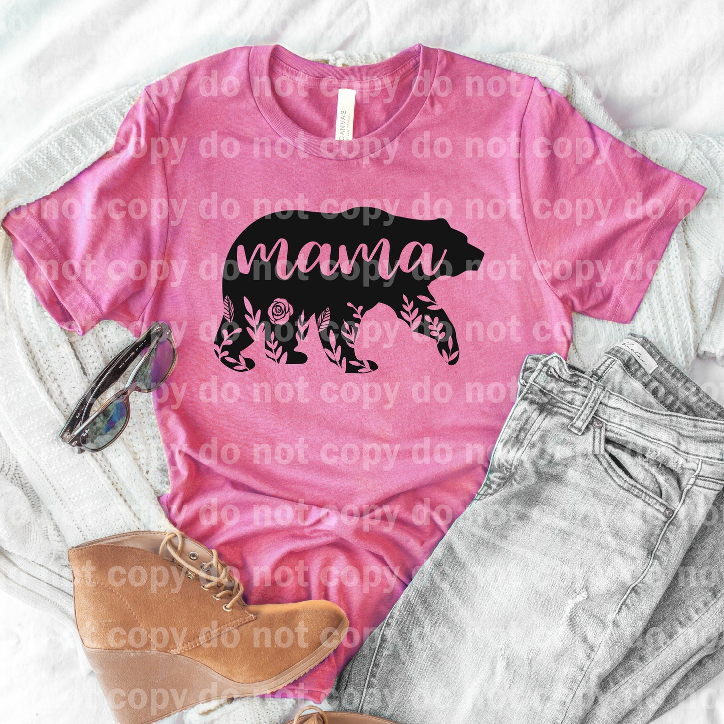 Mama Bear Black Dream Print or Sublimation Print