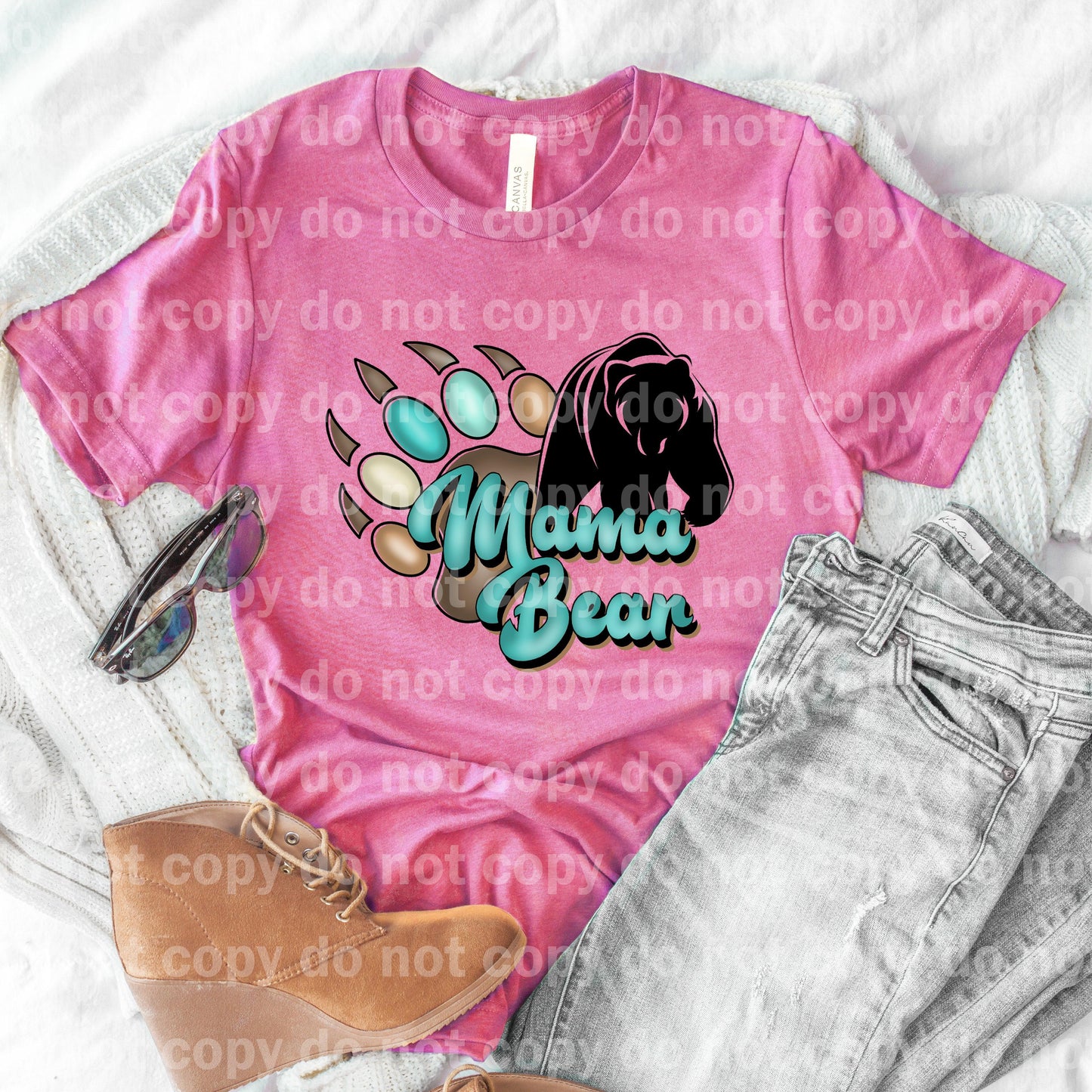 Mama Bear Paw Dream Print or Sublimation Print