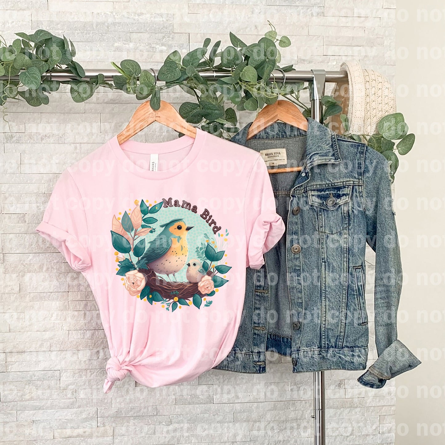 Mama Bird With One Fledgling Dream Print or Sublimation Print