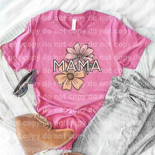 Mama Floral Neutral Dream Print or Sublimation Print