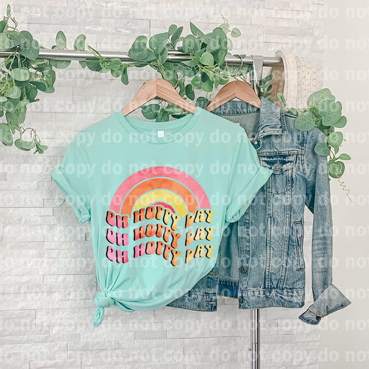Oh Hoppy Day Rainbow Dream print transfer