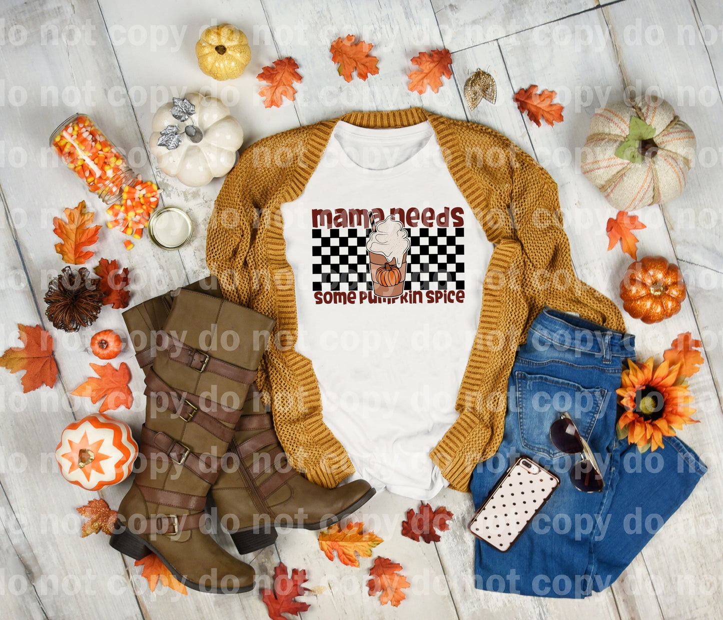 Mama Needs Some Pumpkin Spice Dream Print or Sublimation Print