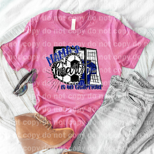 Mama's Heart Is On That Field Blue Dream Print or Sublimation Print