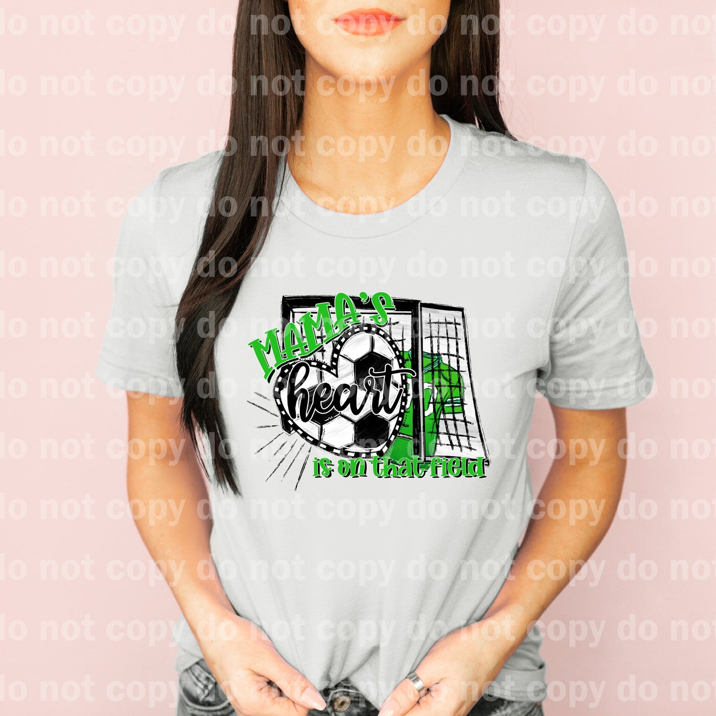 Mama's Heart Is On That Field Green Dream Print or Sublimation Print