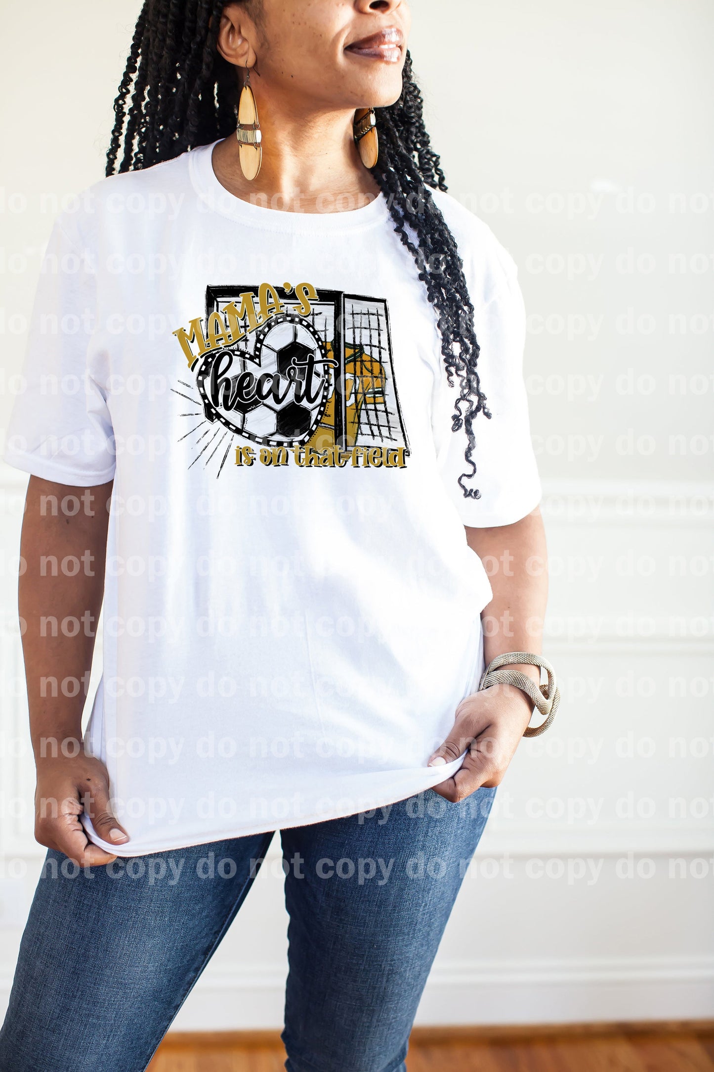 Mama's Heart Is On That Field Yellow Dream Print or Sublimation Print
