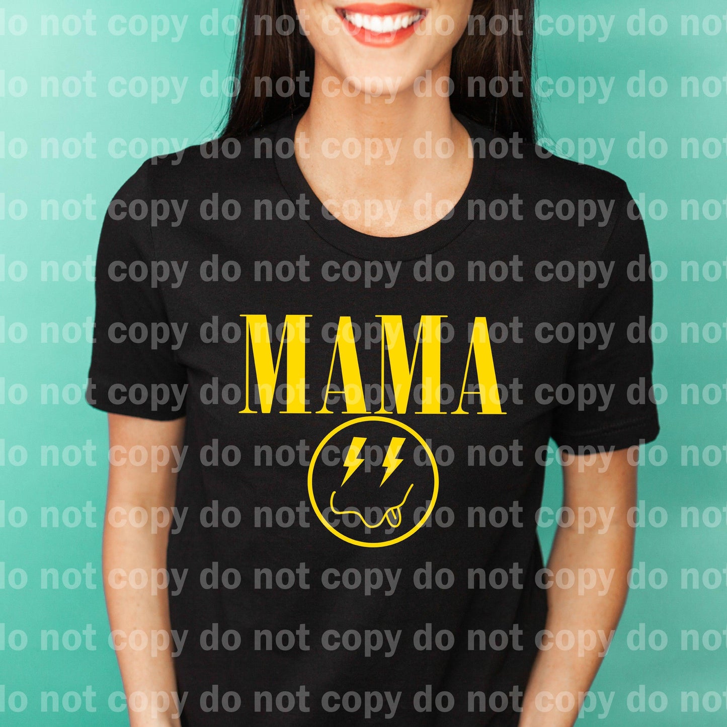 Mama Smile Yellow Dream Print or Sublimation Print