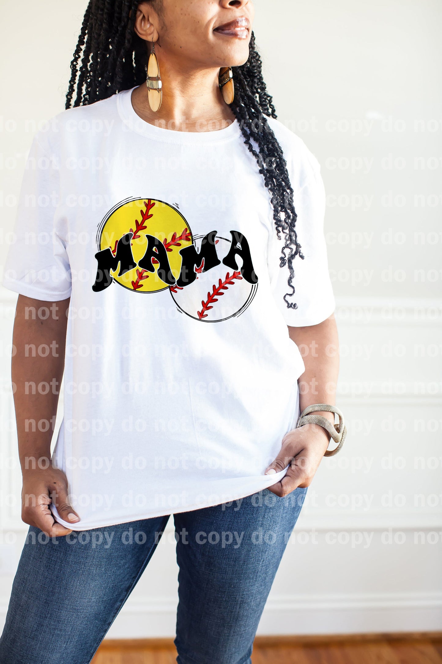 Mama Baseball Softball Dream Print or Sublimation Print