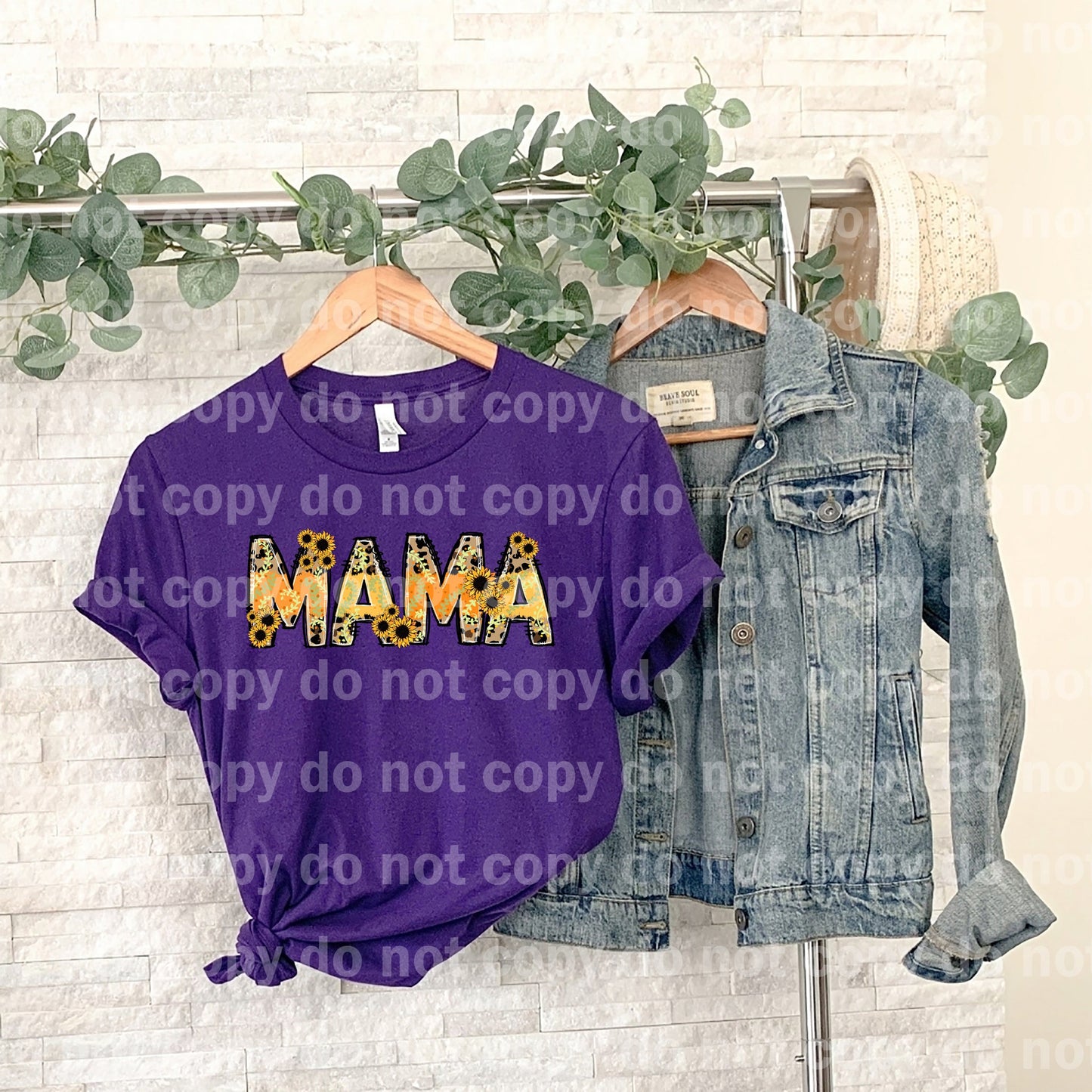 Mama Sunflower Typography Dream Print or Sublimation Print