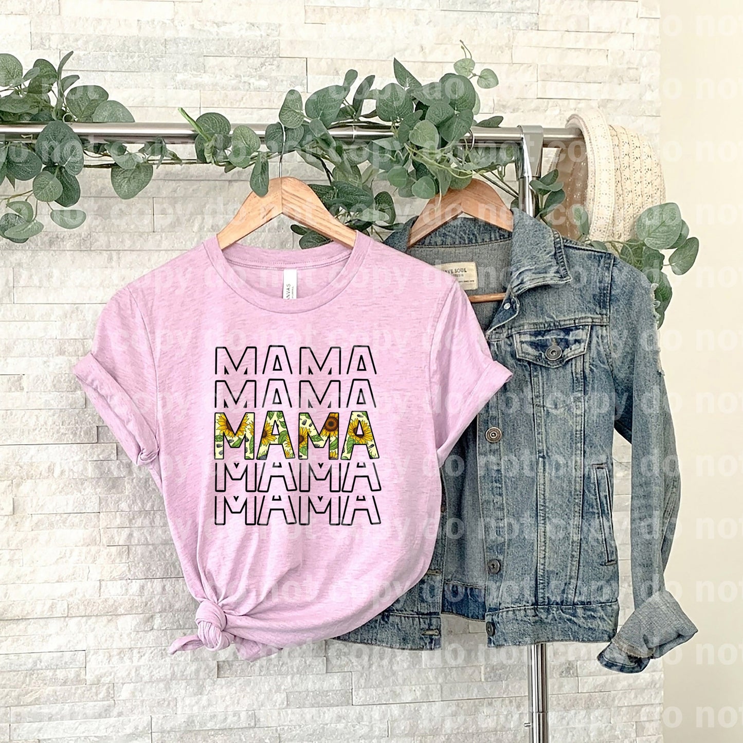 Mama Sunflower Word Stack Dream Print or Sublimation Print