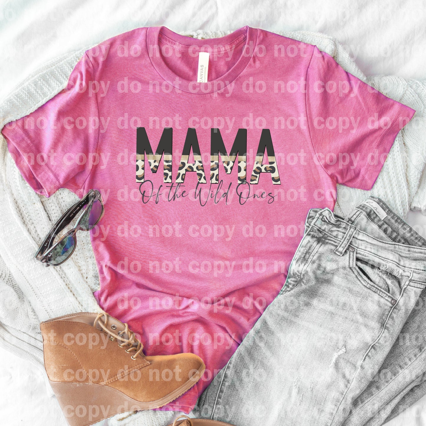 Mama of the wild one gold leopard Dream Print or Sublimation Print