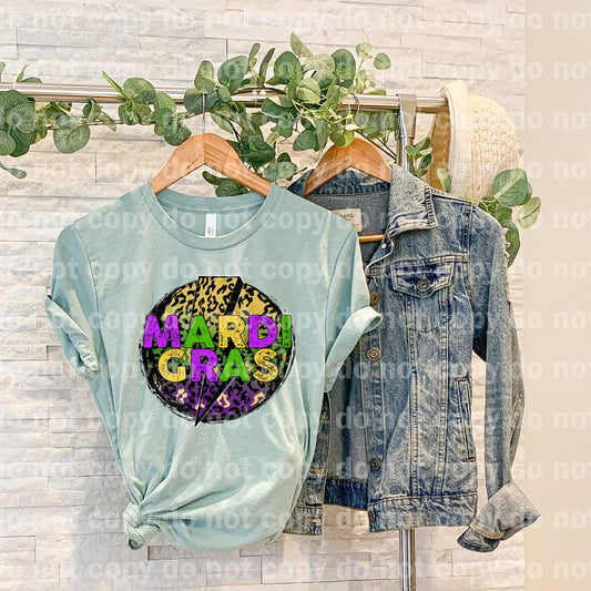 Mardi Gras Leopard Print Dream Print or Sublimation Print