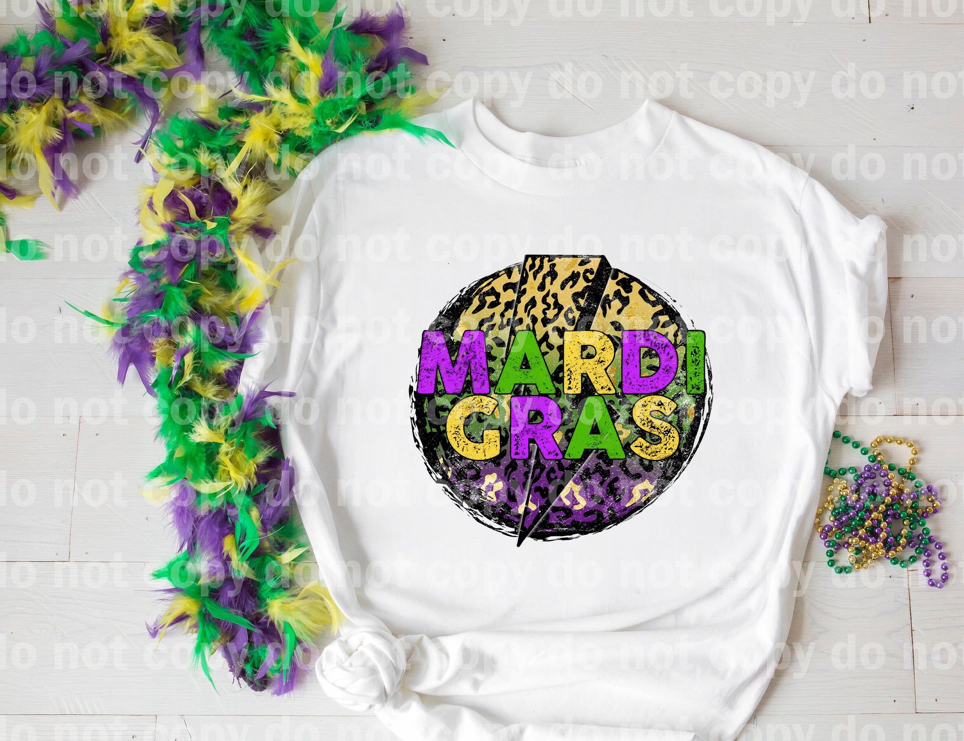 mardi gras leopard print shirt