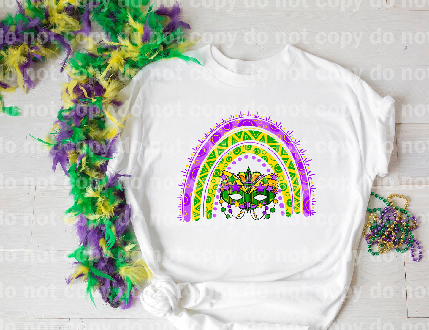 Mardi Gras Rainbow Mask Dream Print or Sublimation Print