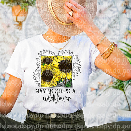 Maybe She's A Wildflower Dream Print or Sublimation Print